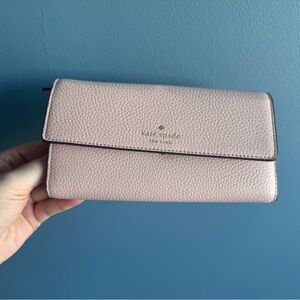 Kate Spade Pink Leather Women's Wallet NWOT
